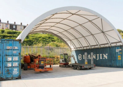 TUFFShel Container used for storing plant and machinery
