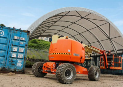 TUFFShel Container used for storing plant and machinery